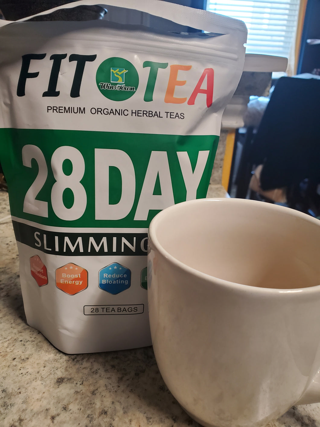 Herbal 28 Day Detox Slimming Fat Burning Weight Loss Tea Bag Natural
